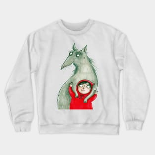 Little Red Riding Hood & the Wolf Crewneck Sweatshirt